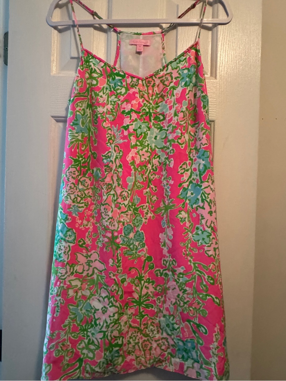 Lilly Pulitzer Pink Floral Slip Dress